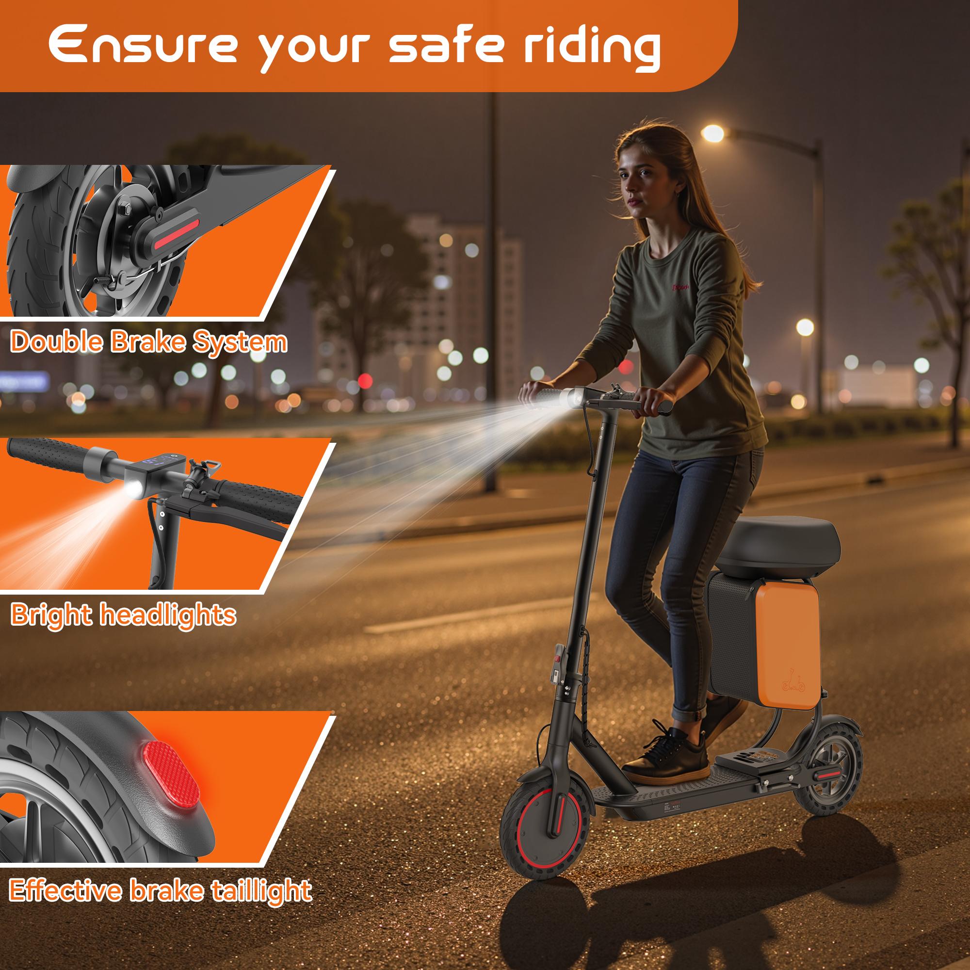 Revolutionary Electric Scooter for Adults – Reach Speeds of 19 MPH with a Powerful 350W Motor, Foldable Design, and Smart App Control!