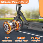 Revolutionary Electric Scooter for Adults – Reach Speeds of 19 MPH with a Powerful 350W Motor, Foldable Design, and Smart App Control!