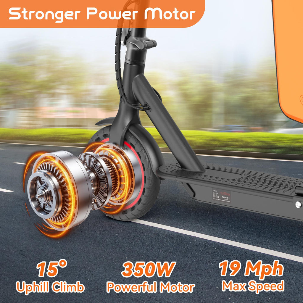 Revolutionary Electric Scooter for Adults – Reach Speeds of 19 MPH with a Powerful 350W Motor, Foldable Design, and Smart App Control!