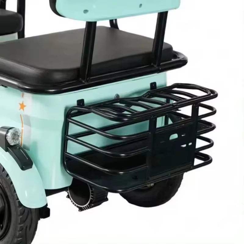 Revolutionary Full-Closed Electric Tricycle for Efficient Cargo Transportation - 60V Power with Open Body Design